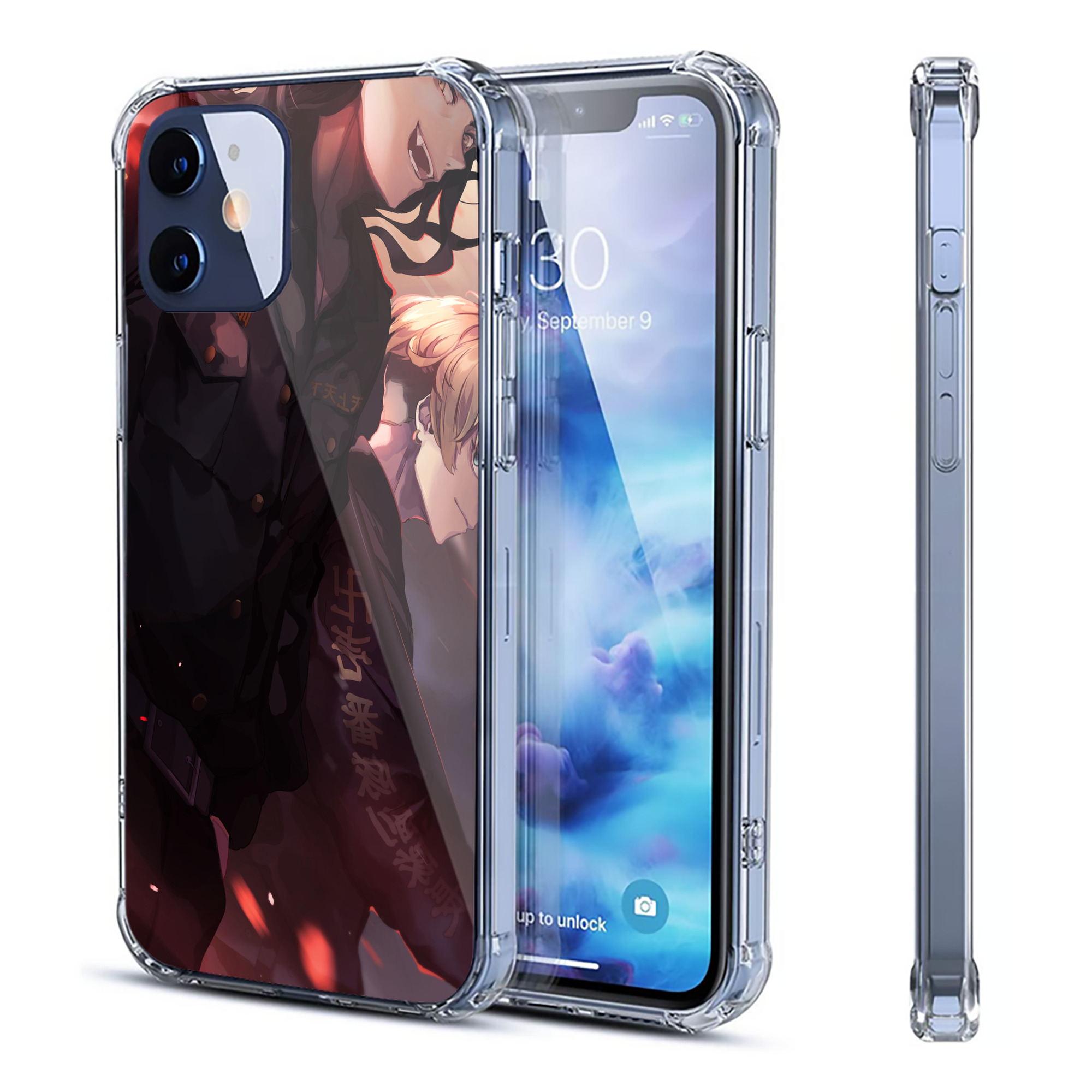 （画像用） 東京リベンジャーズ Tokyo Revengers 【iPhone 12シリーズ対応】透明スマホケース（クリアソフトケース）